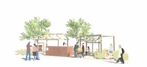 홍광호-상암리마을의 풍경(길모퉁이 가게와 옆집)