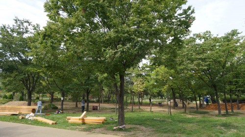 상암리마을의 풍경