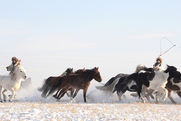 네이멍구자치구의 겨울4