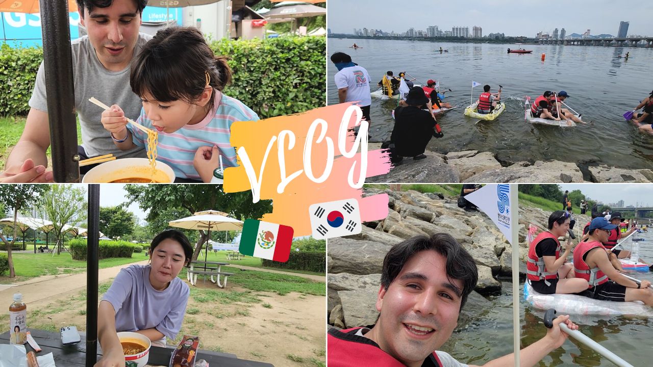 Carrera de lanchas en el Río Han