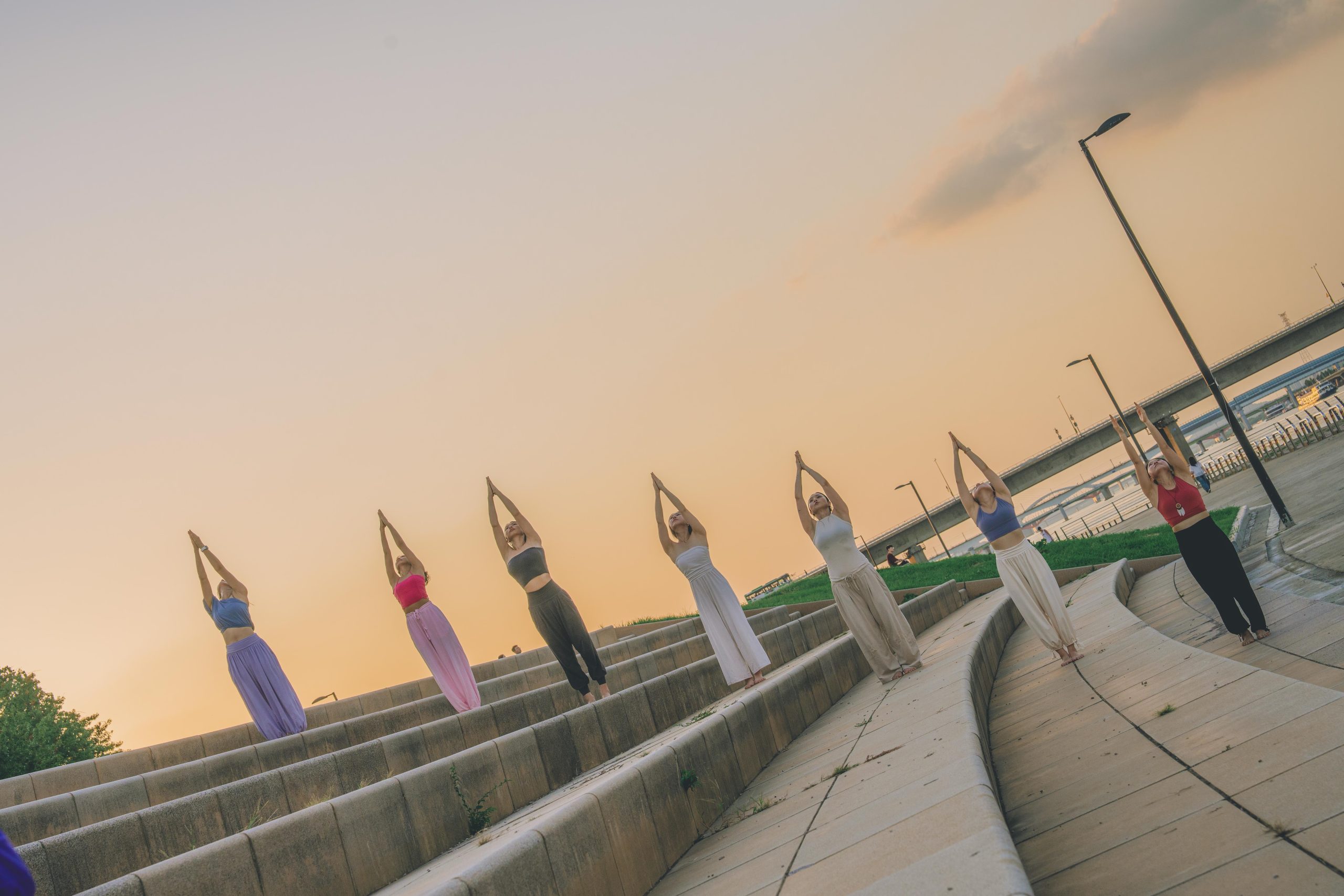 #오.운.한(오늘 운동 한강에서 완료)-요가(물빛요가씬)