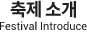축제 소개(Festival Introduce)