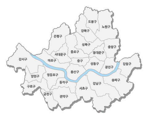 서울시지도